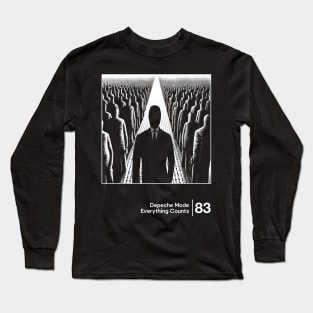 Everything Counts - Minimalist Graphic Design Artwork Long Sleeve T-Shirt